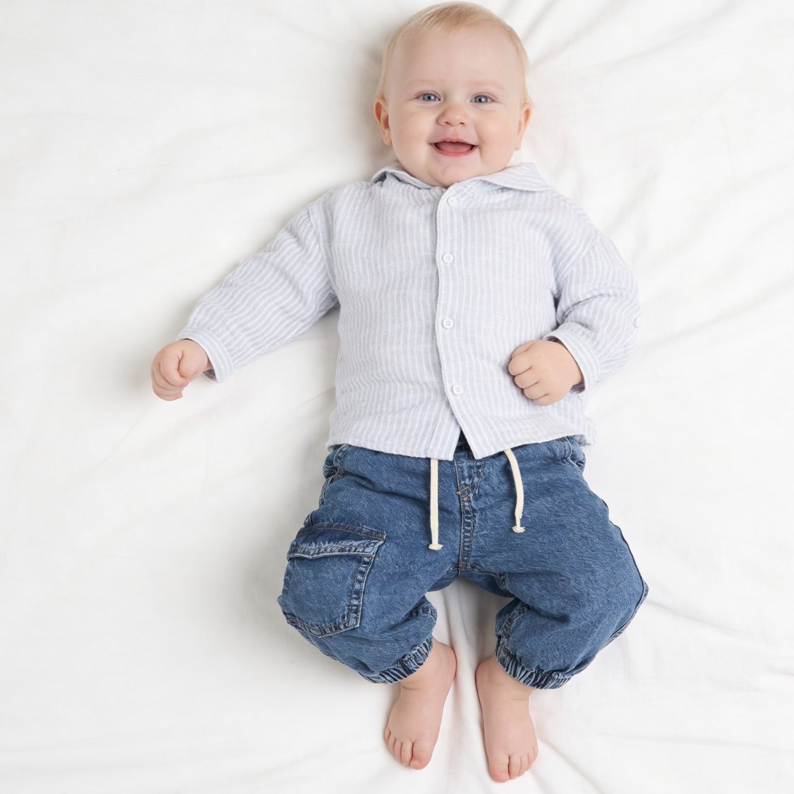 Juniors Striped Hooded Shirt