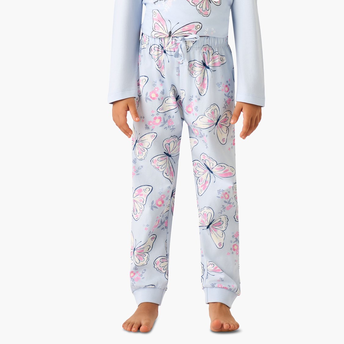 Juniors Printed T-shirt and Pyjama Set