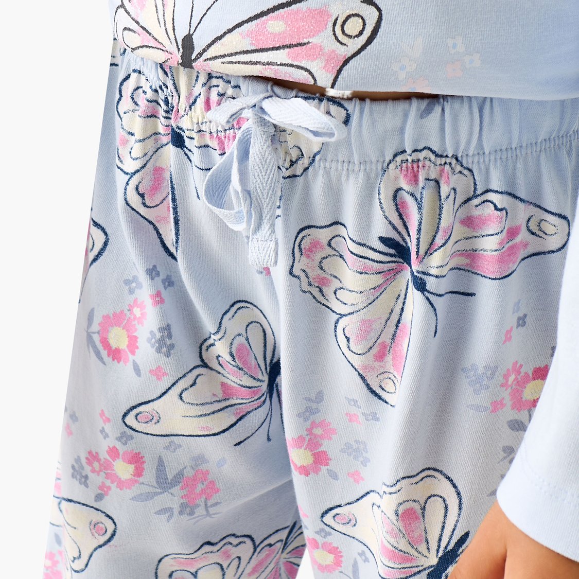 Juniors Printed T-shirt and Pyjama Set