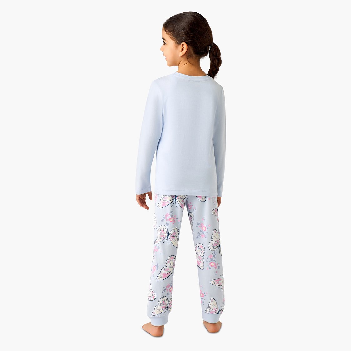 Juniors Printed T-shirt and Pyjama Set