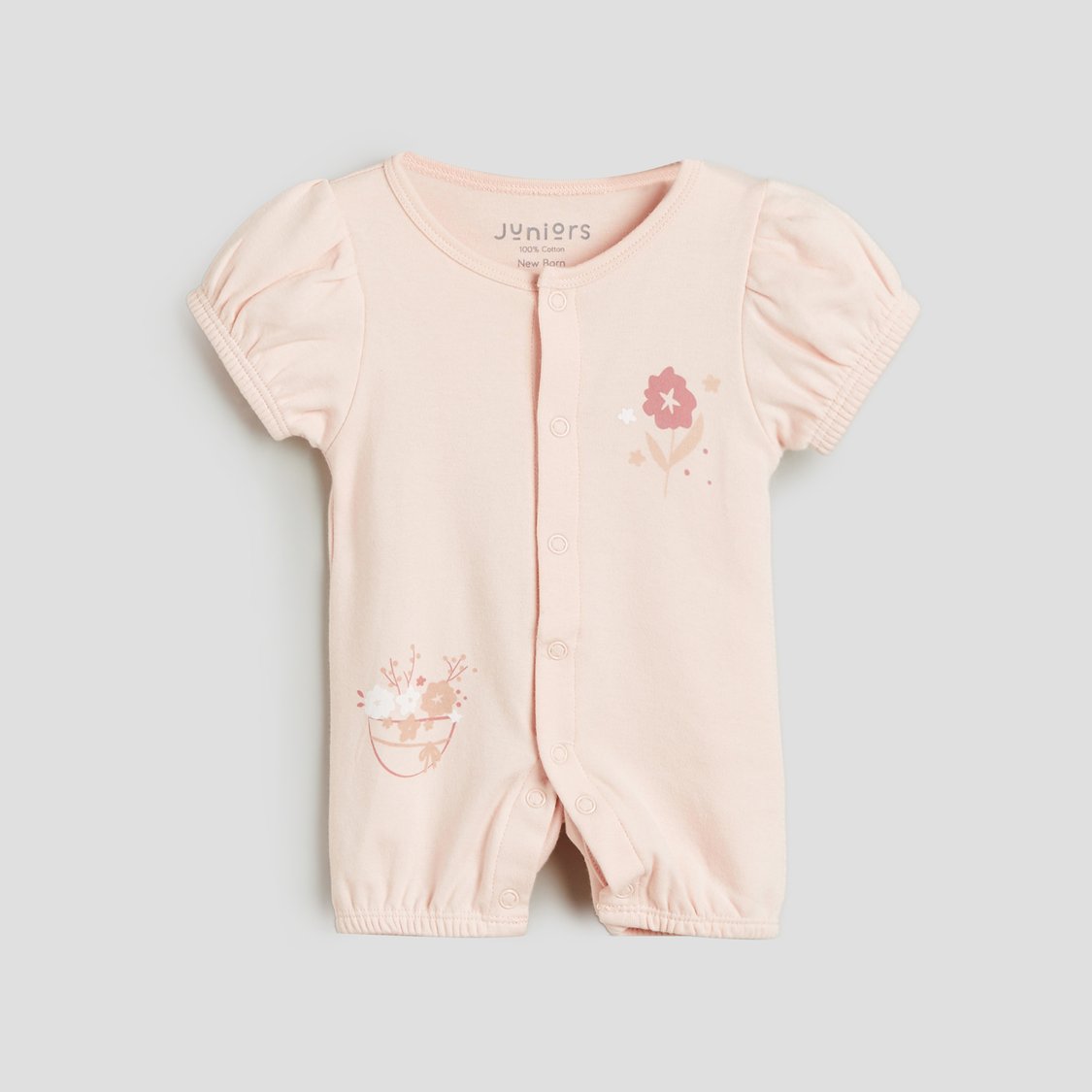 Juniors Floral Print Rompers - Pack of 3