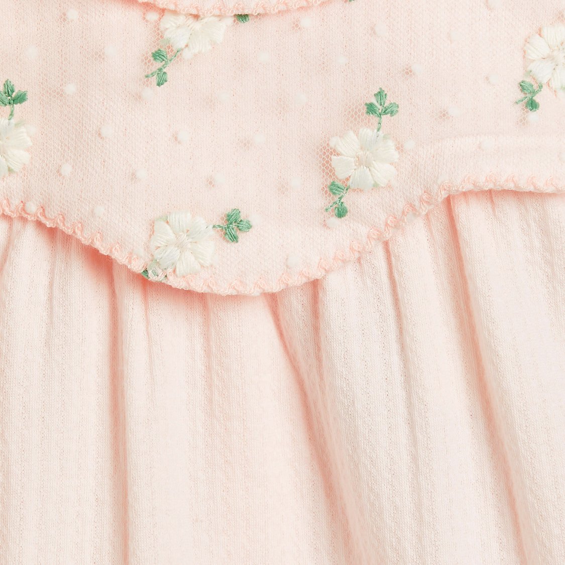 Giggles Floral Lace Romper