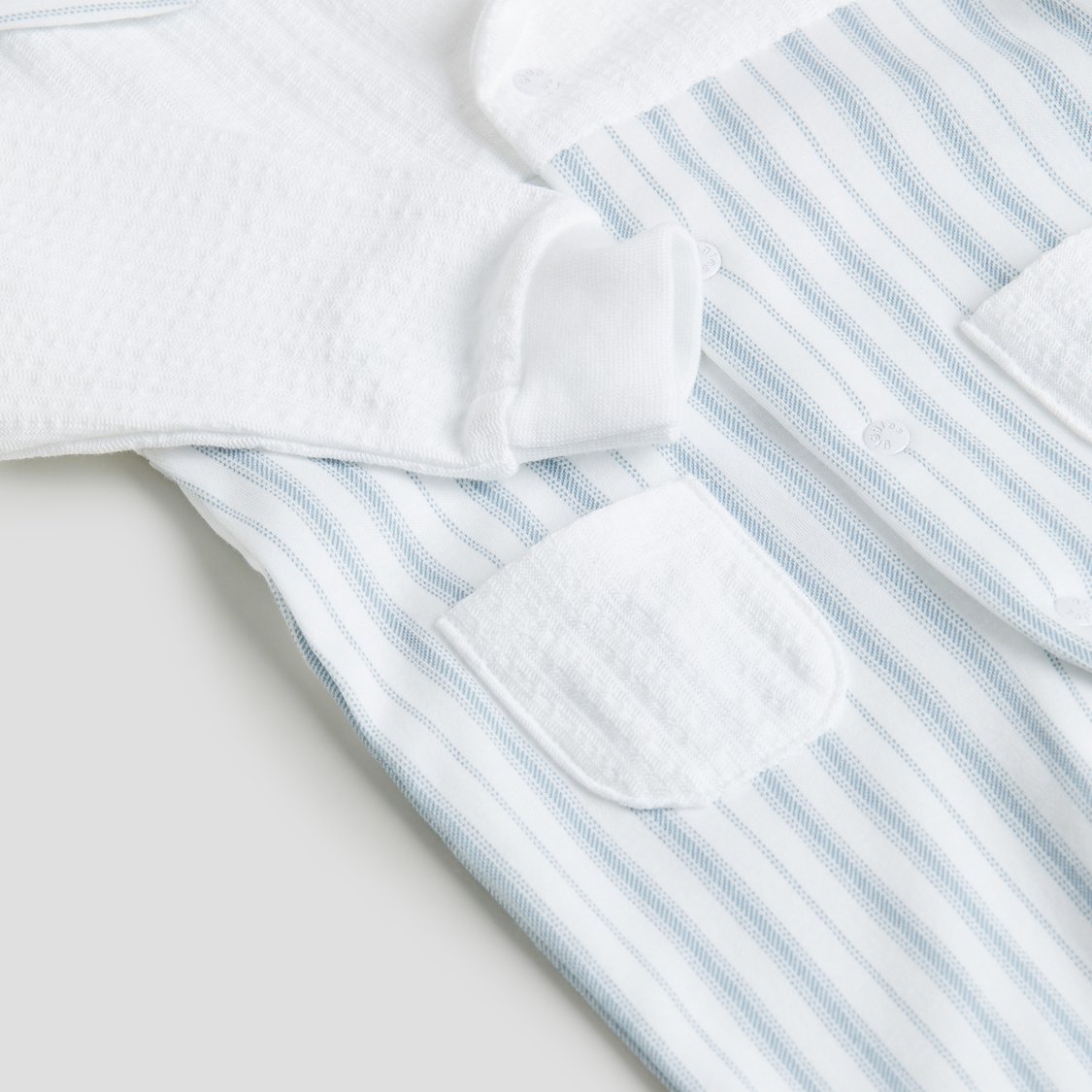 Giggles Striped Sleepsuit