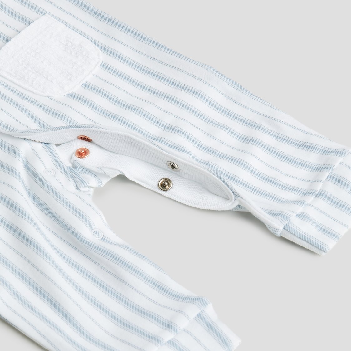 Giggles Striped Sleepsuit