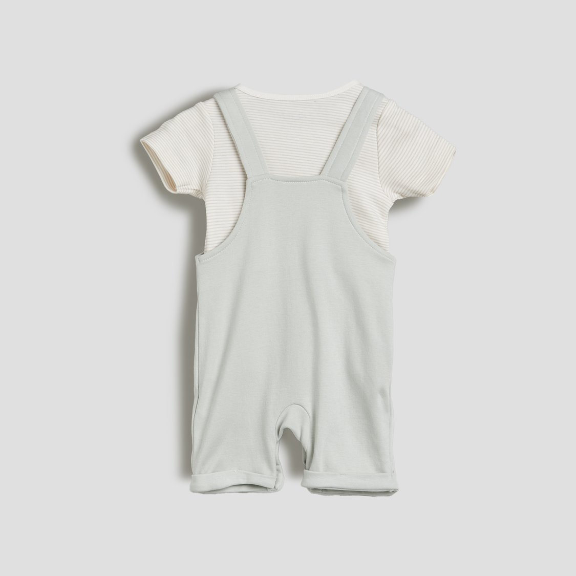 Juniors Dungaree with T-shirt Set