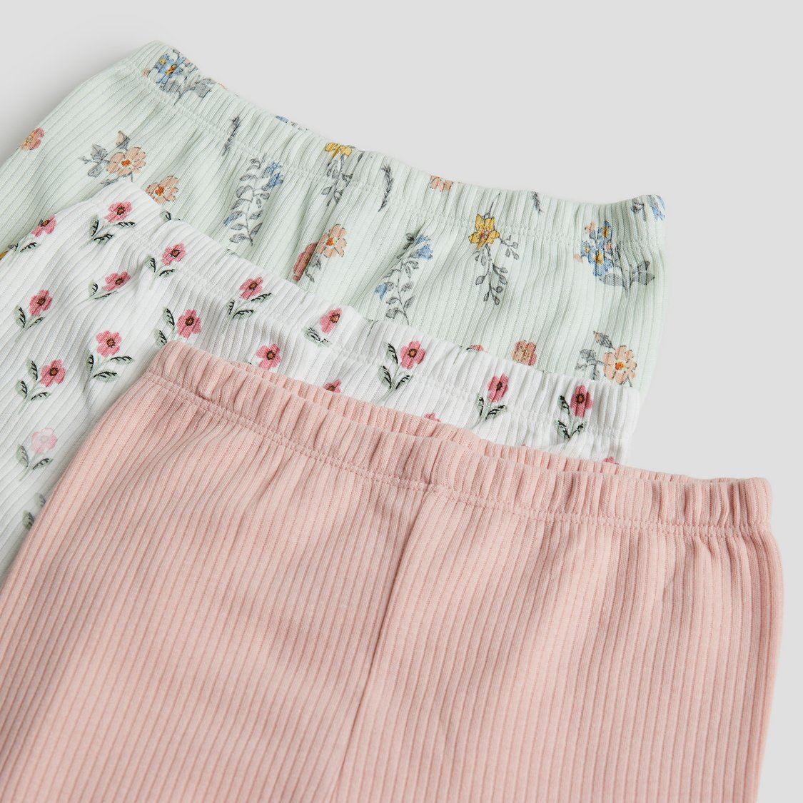 Juniors Lace Trim Top and Pyjama Set - Pack of 3