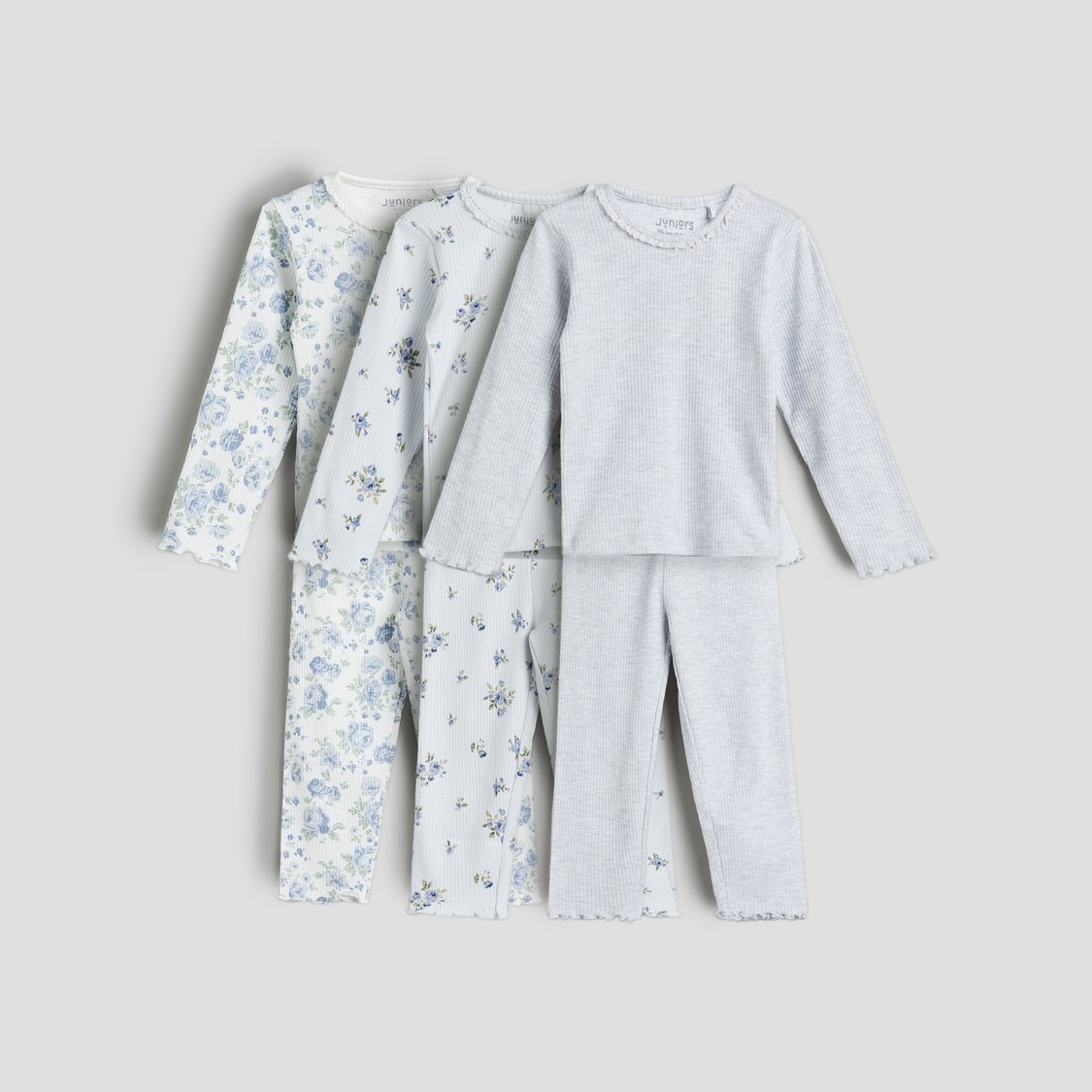 Juniors Assorted Top and Pyjama Set - Pack of 3