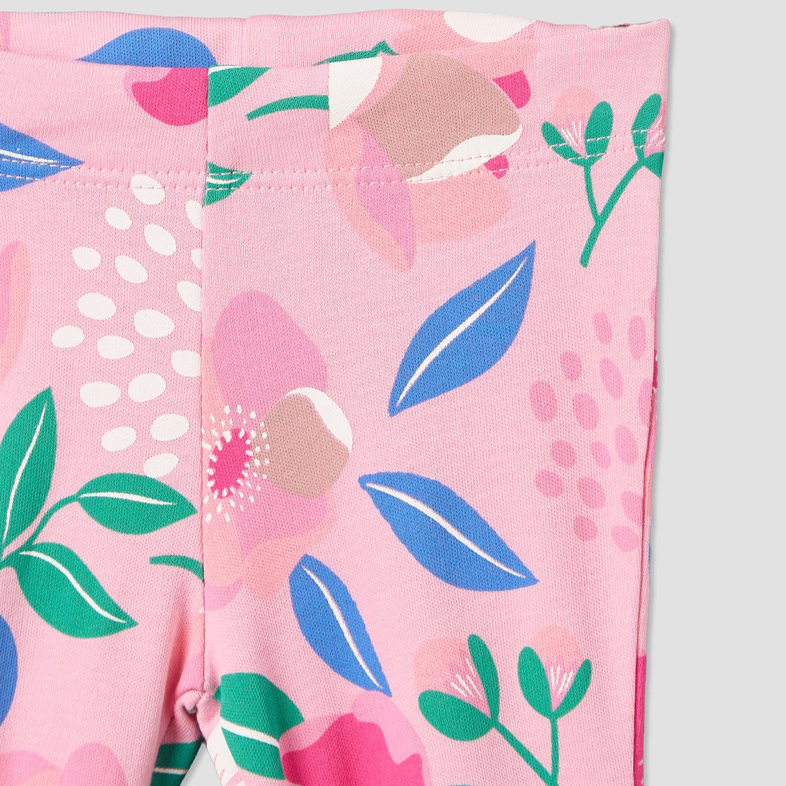 Juniors Floral Print T-shirt and Pyjama Set