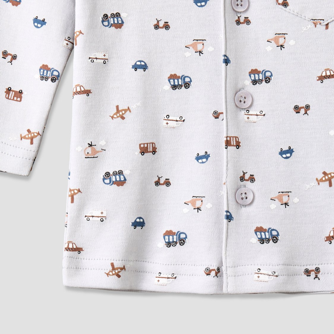 Juniors Printed Shirt and Pyjama Set