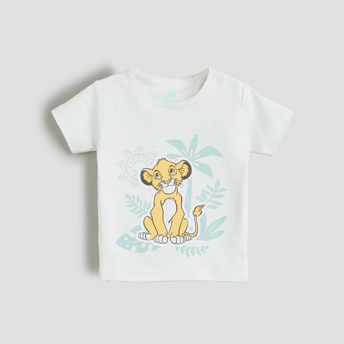 Juniors Simba Print T-shirt and Short Set