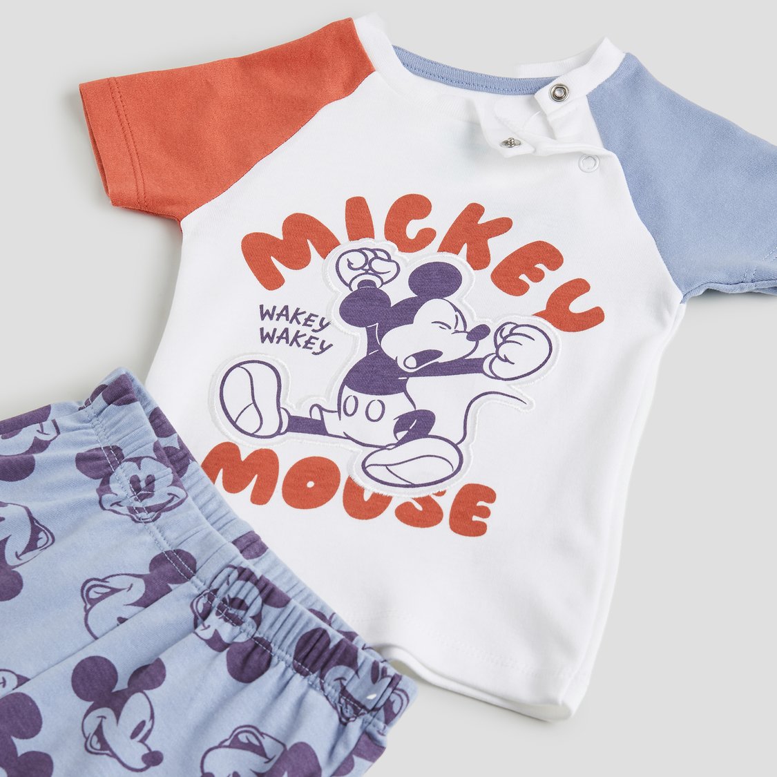 Juniors Mickey Mouse T-shirt and Short Set