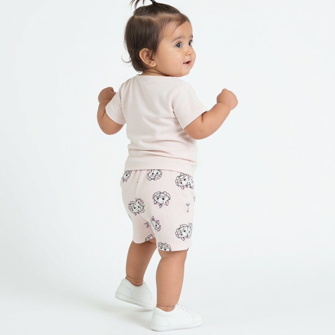 Juniors Marie Print T-shirt and Shorts Set