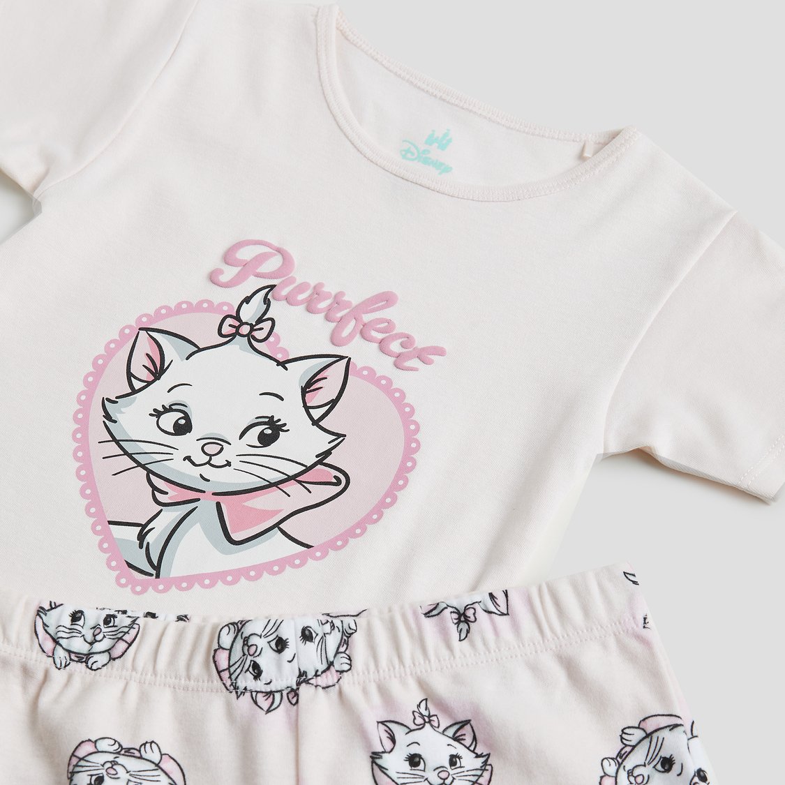 Juniors Marie Print T-shirt and Shorts Set