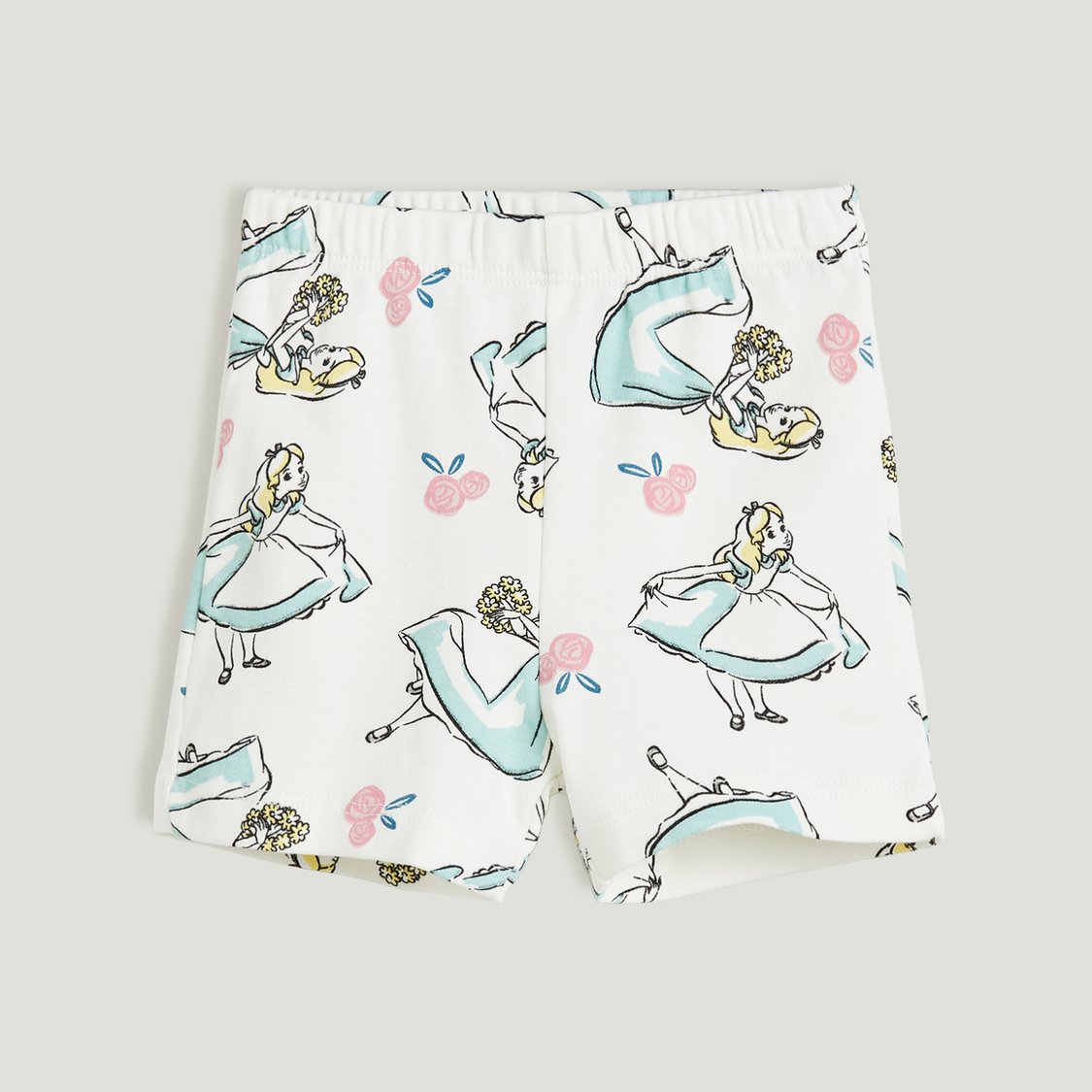 Juniors Alice in the Wonderland T-shirt and Shorts Set