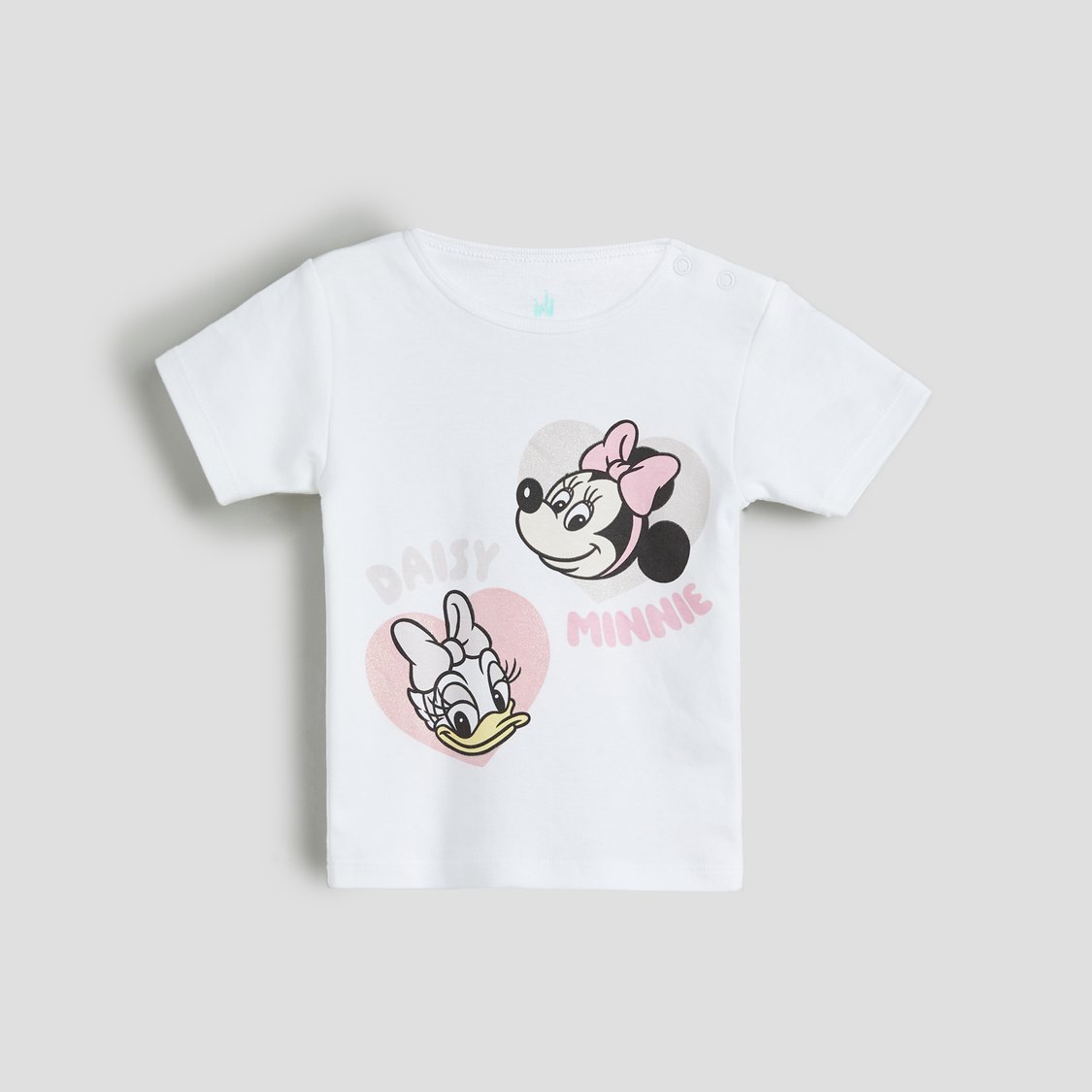 Juniors Minnie & Daisy Print T-shirt and Shorts Set