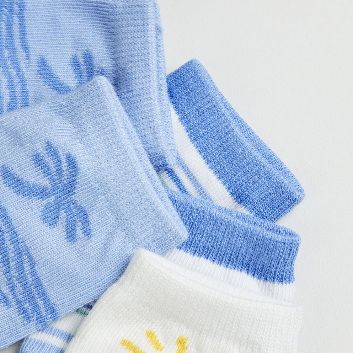 Juniors Assorted No Show Socks - Set of 5