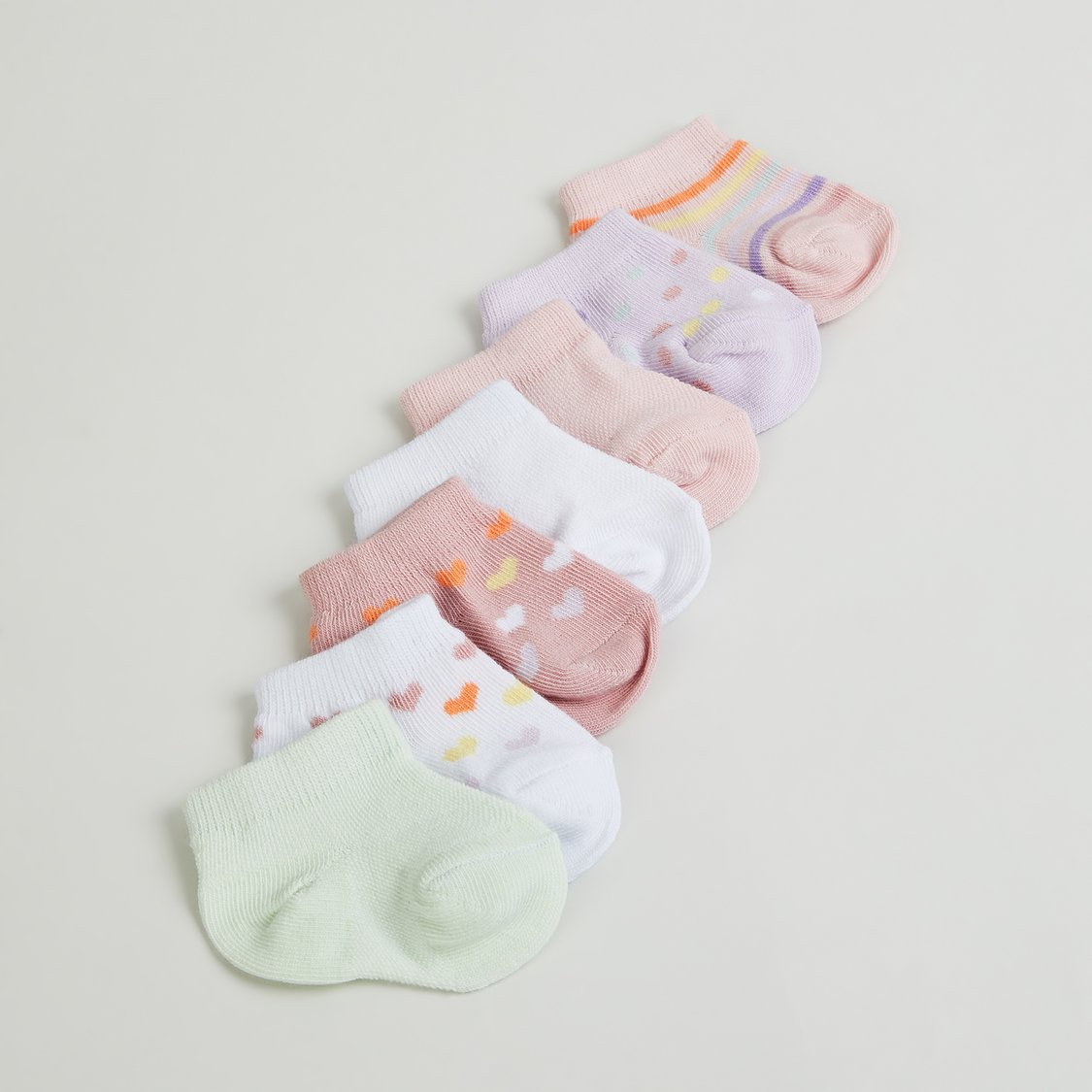 Juniors Assorted Ankle Length Socks - Pack of 7