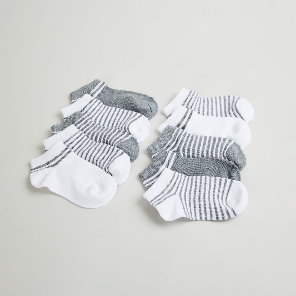 Juniors Assorted Ankle Length Socks - Set of 10