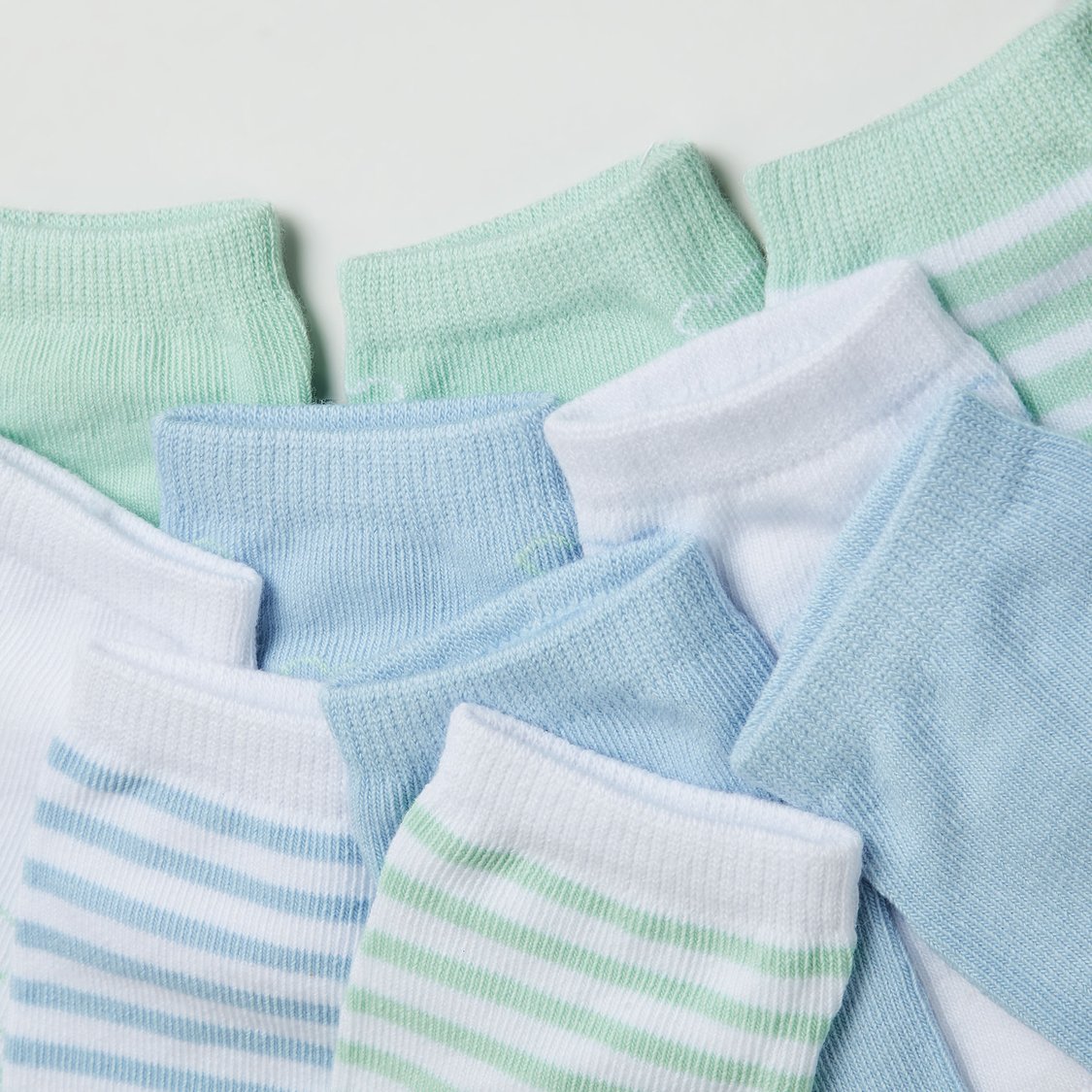Juniors Assorted No Show Socks - Pack of 10