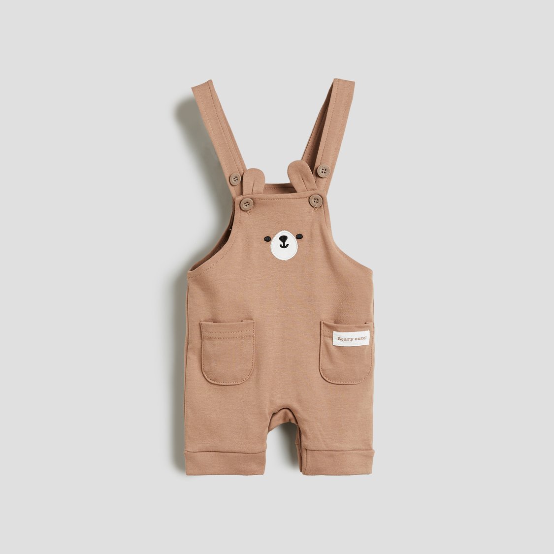 Juniors Printed T-shirt and Dungaree Set