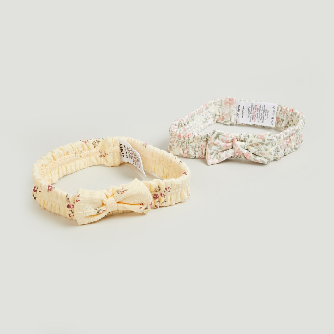Juniors Floral Print Headbands - Pack of 2