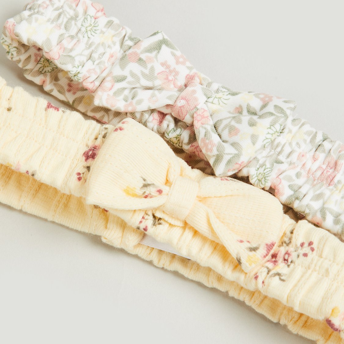 Juniors Floral Print Headbands - Pack of 2