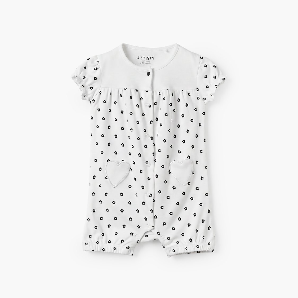 Juniors Floral Print Romper