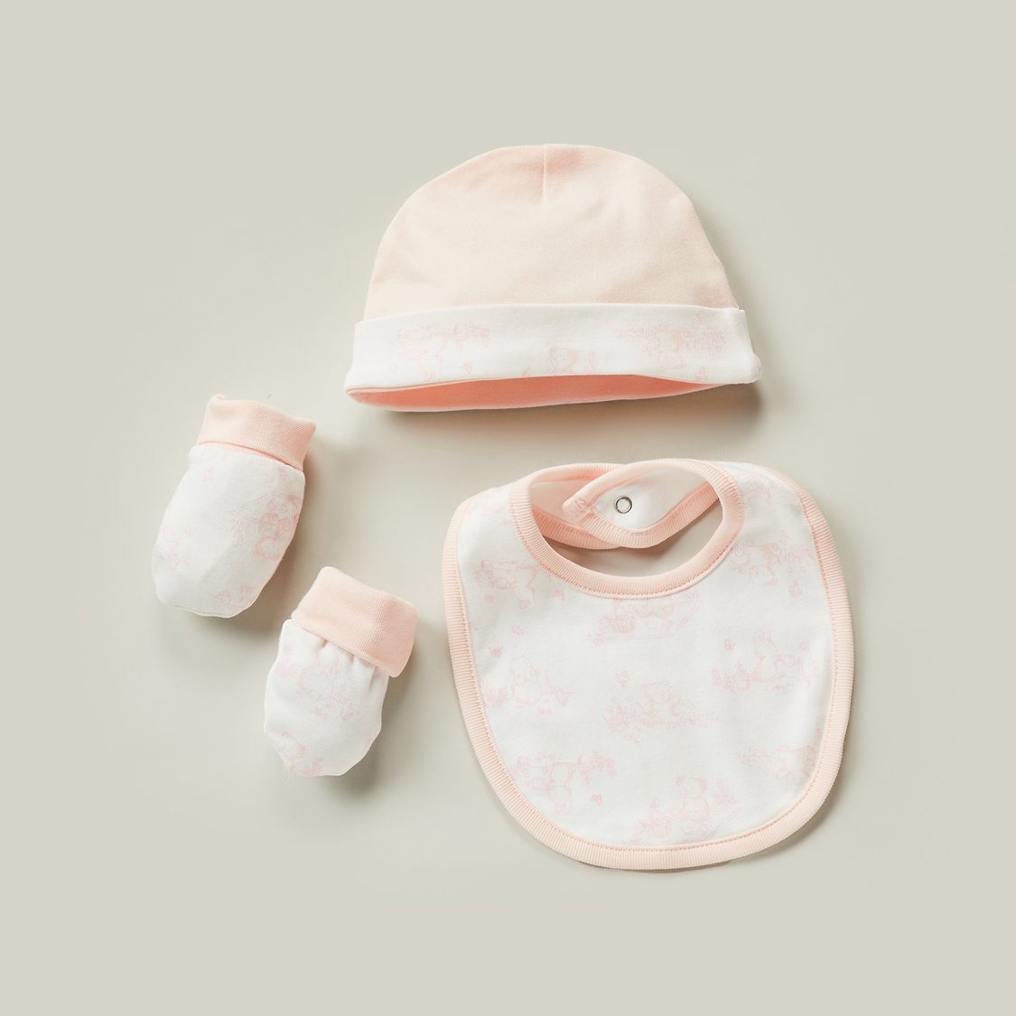Giggles Printed 6-Piece Clothing Gift Set
