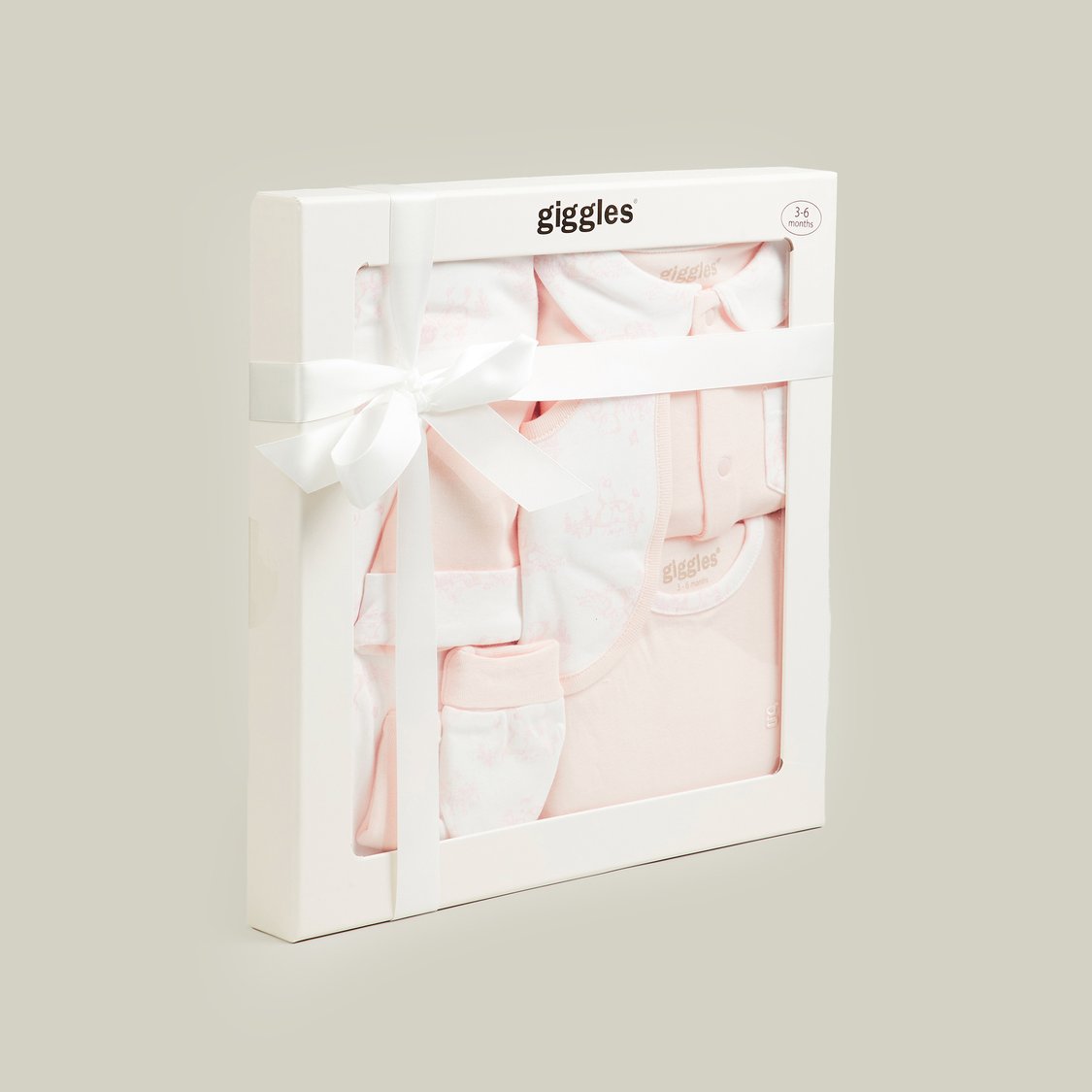 Giggles Printed 6-Piece Clothing Gift Set