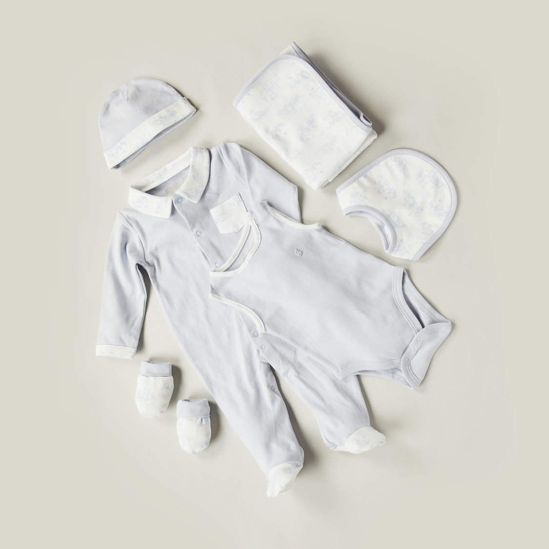 Giggles Printed Clothing Gift Set - Pack of 6