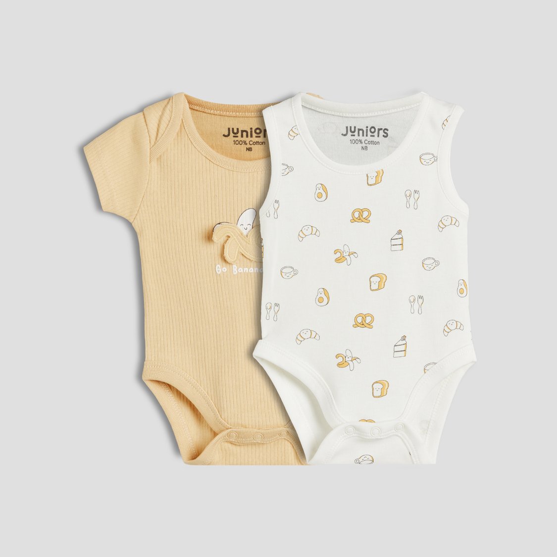 Juniors Printed Bodysuit - Pack of 2