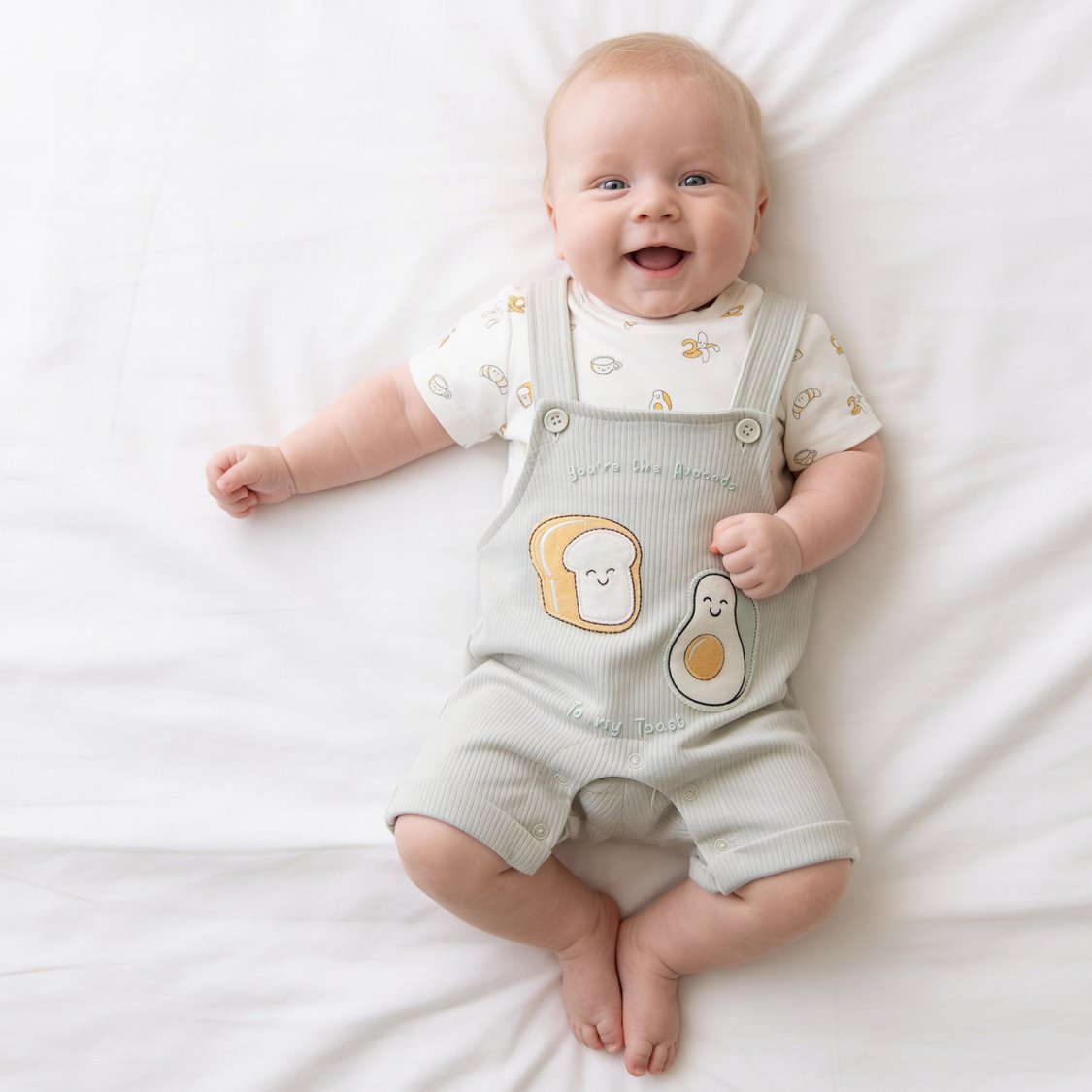 Juniors Applique Dungaree with T-shirt Set