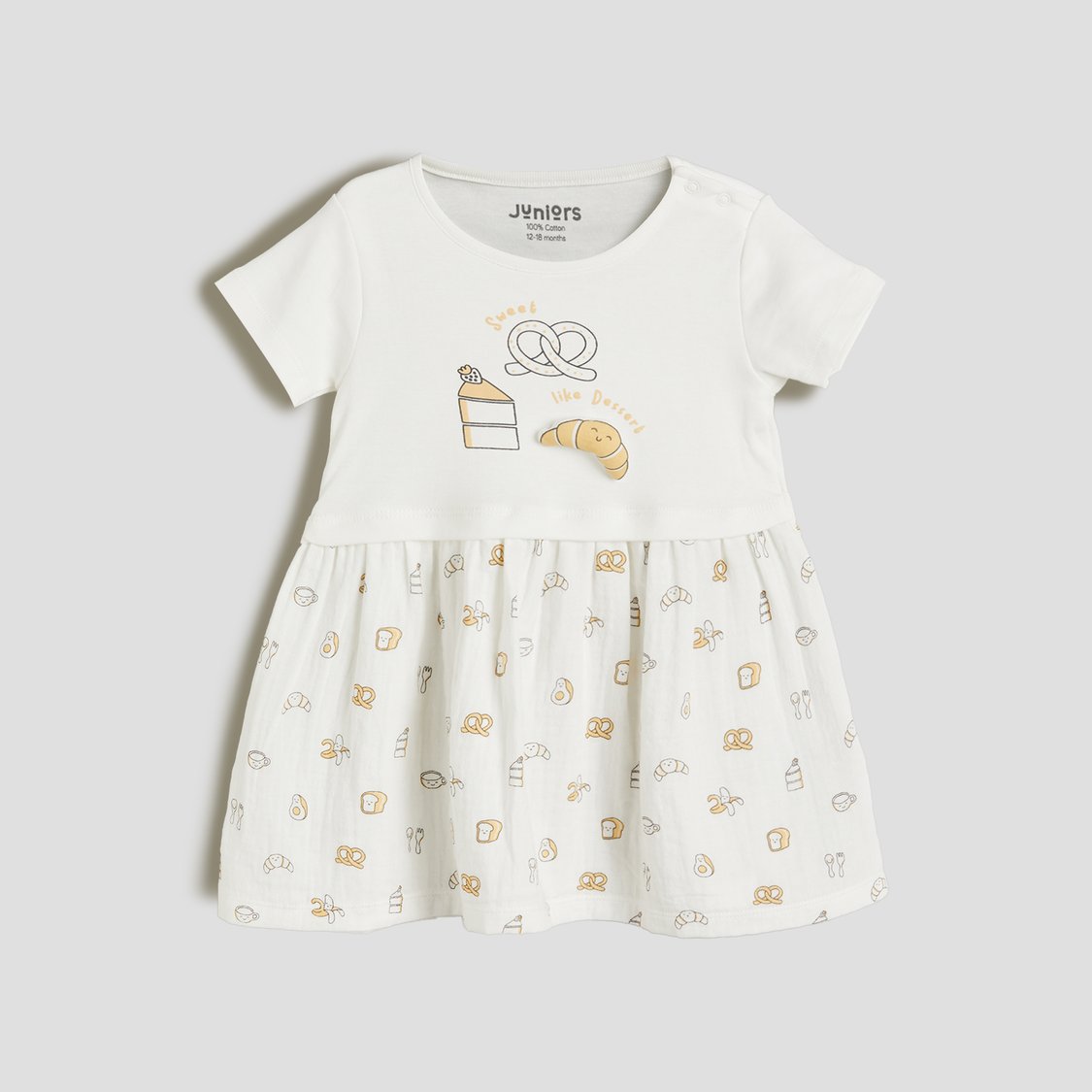 Juniors Printed Dress