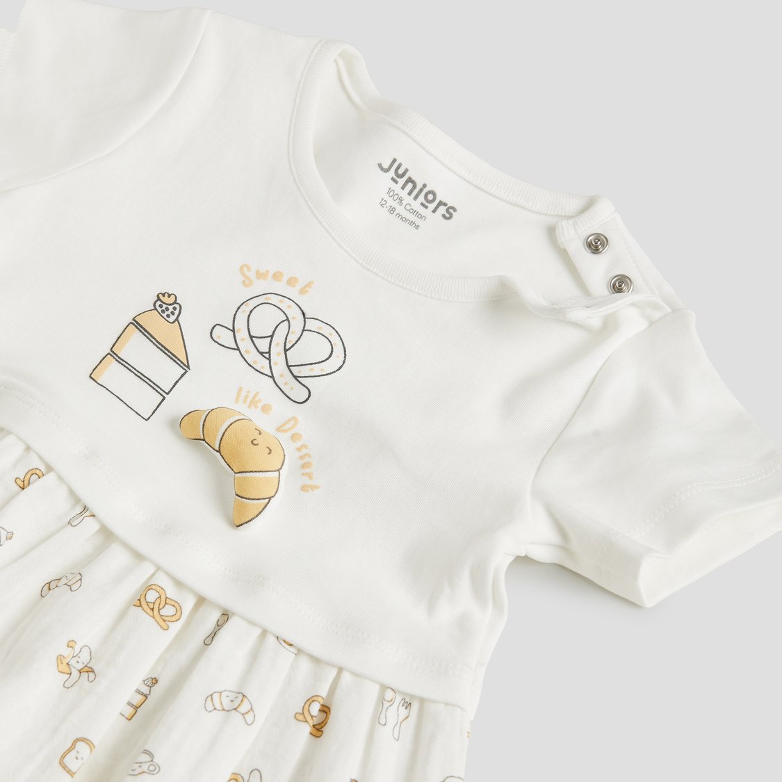 Juniors Printed Dress
