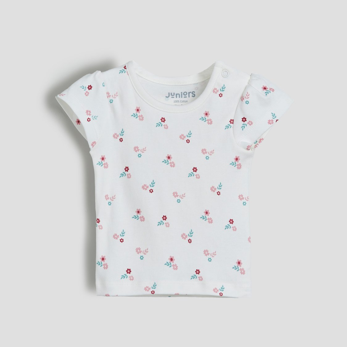 Juniors Embroidered Dungaree and T-shirt Set