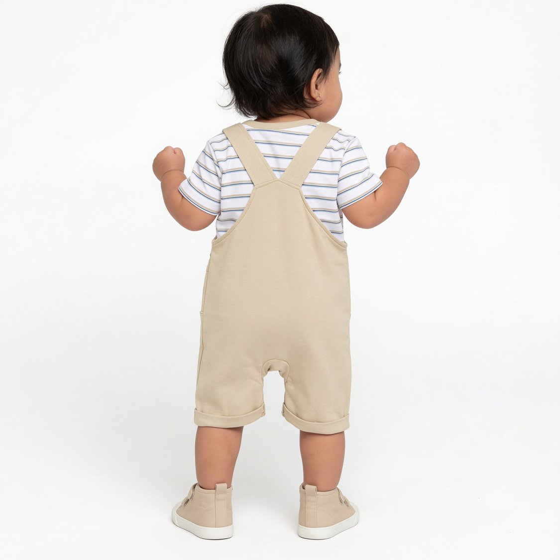 Juniors Applique Dungaree with T-shirt Set