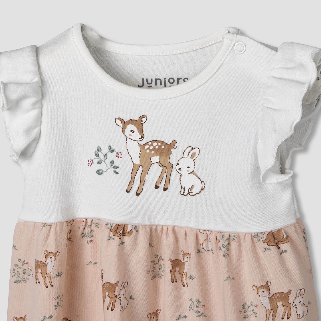 Juniors Printed A-Line Dress