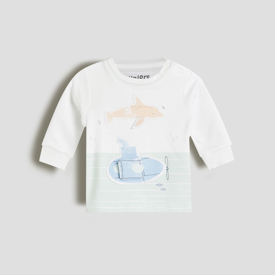 Juniors Printed T-shirt with Joggers Set