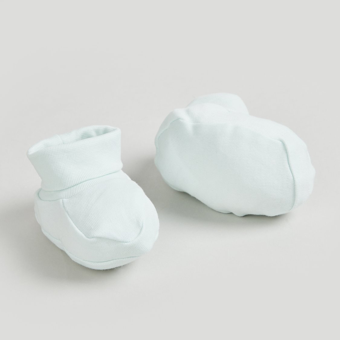Juniors Solid Booties - Pack of 2
