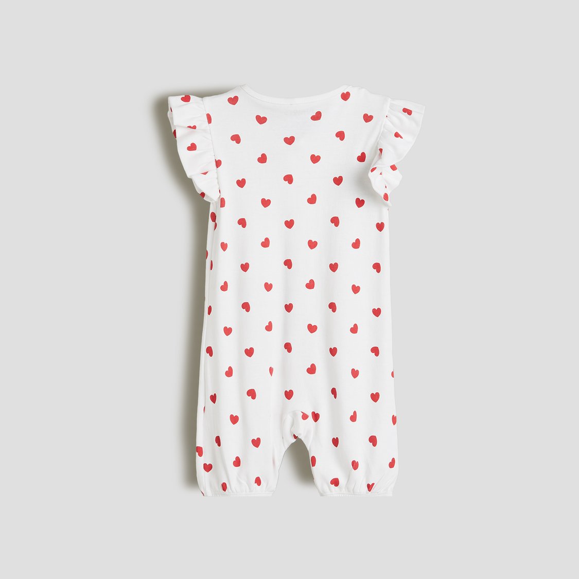Juniors Heart Print Rompers