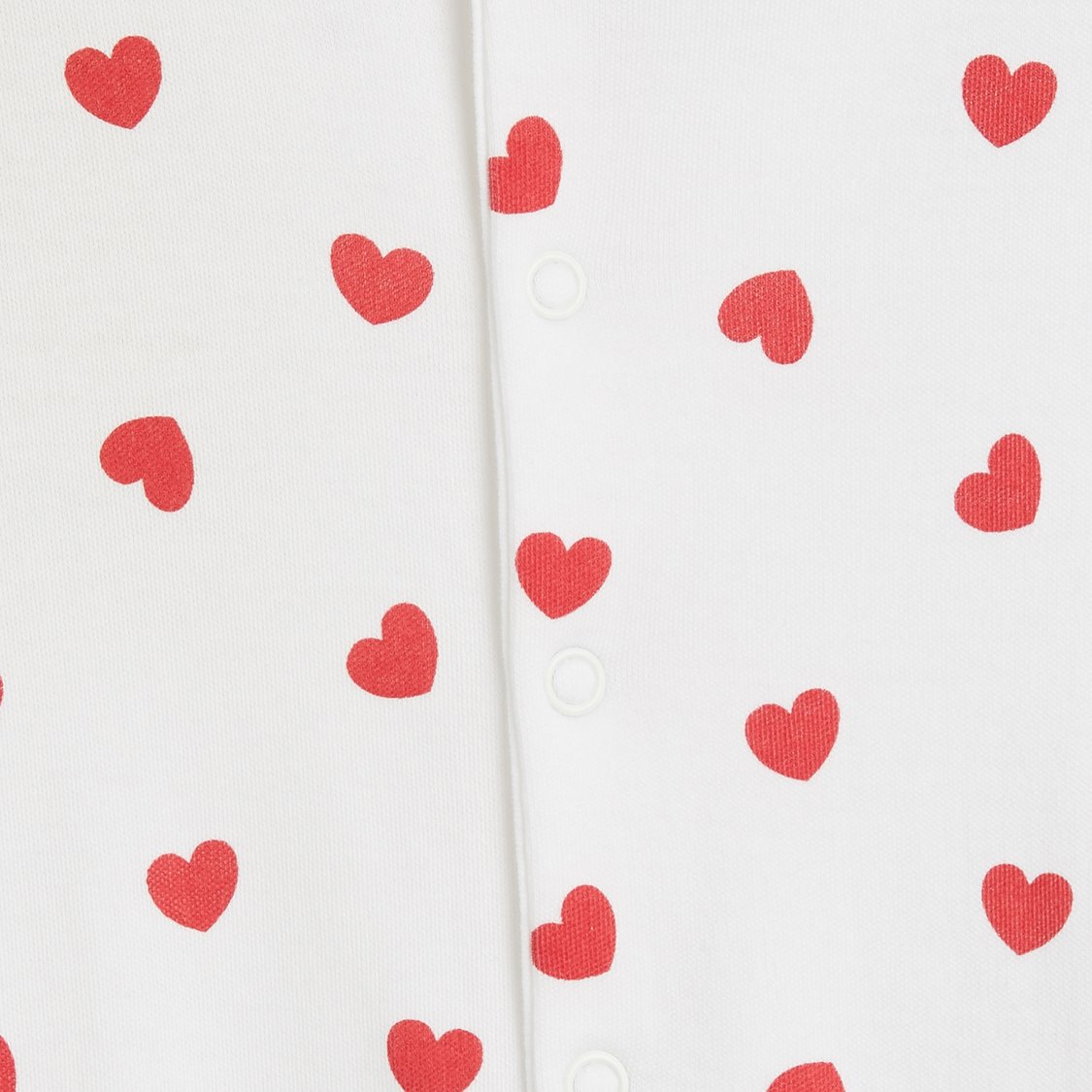 Juniors Heart Print Rompers