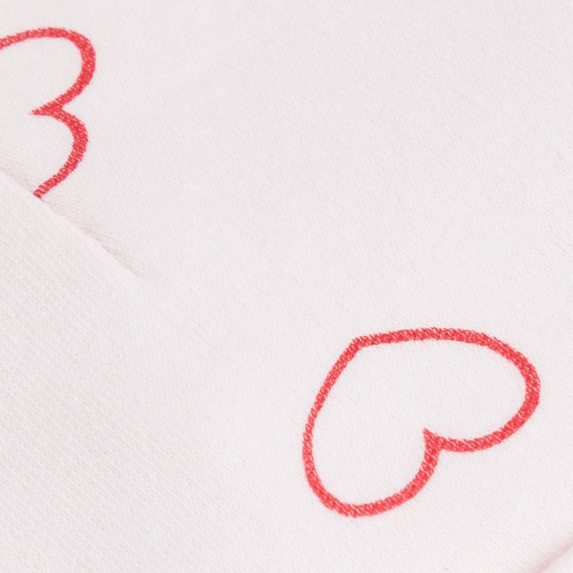 Juniors Heart Print Beanie Cap