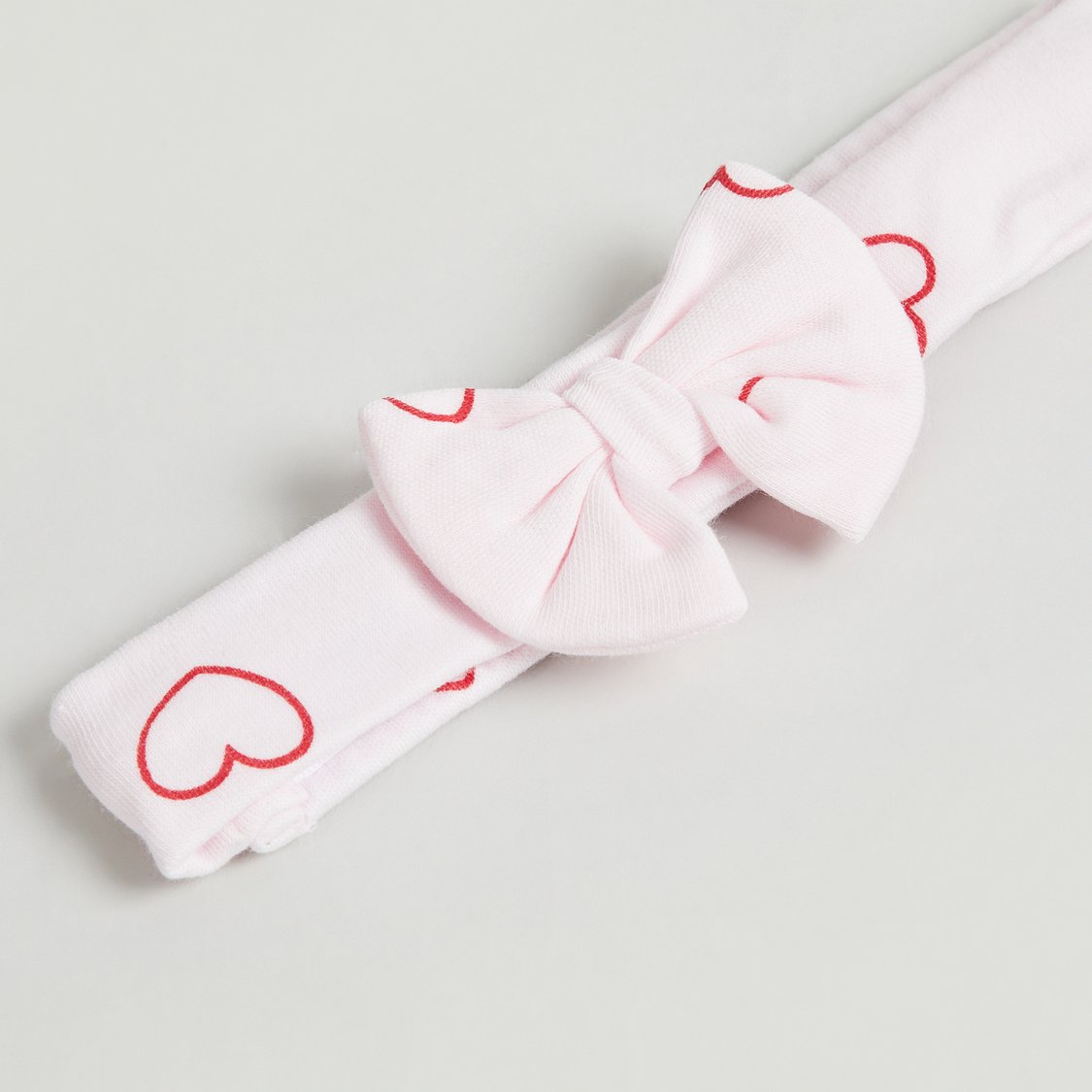 Juniors Heart Print Headband