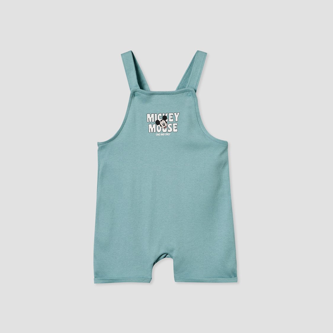 Juniors Mickey Mouse and Friends Print T-shirt & Dungaree Set