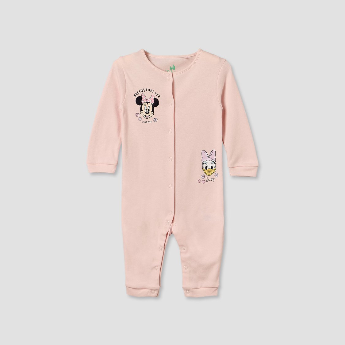 Juniors Minnie & Daisy Print Sleepsuit and Romper Set - Pack of 2