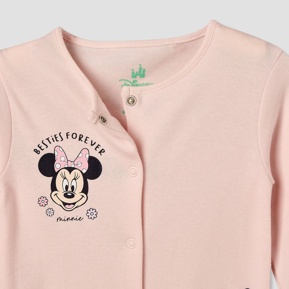 Juniors Minnie & Daisy Print Sleepsuit and Romper Set - Pack of 2