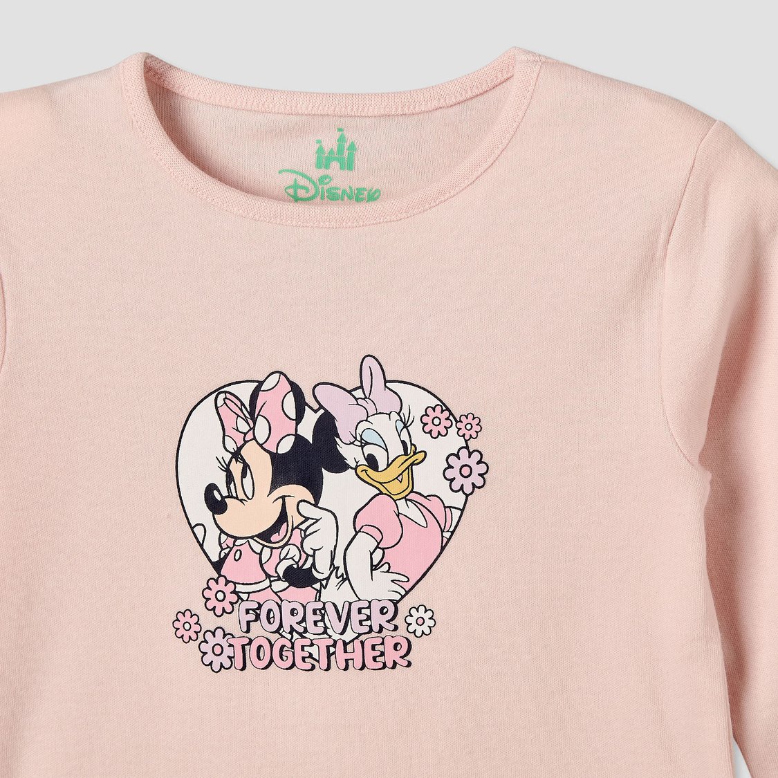 Juniors Minnie Mouse & Daisy Duck Print T-shirt & Pyjama Sets - Pack of 2
