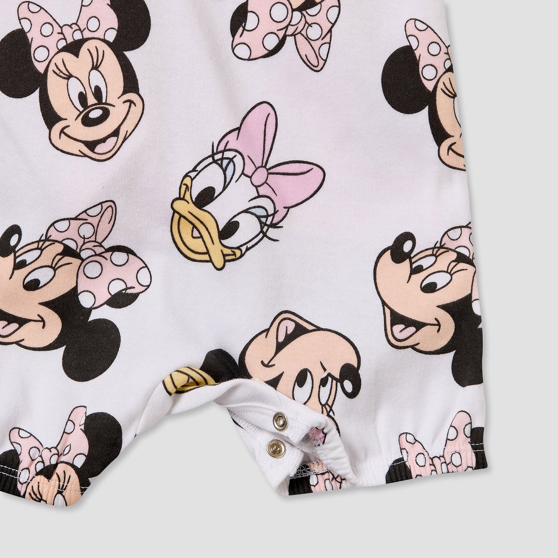 Juniors Minnie Mouse and Daisy Duck Print Dungarees with T-shirt Set