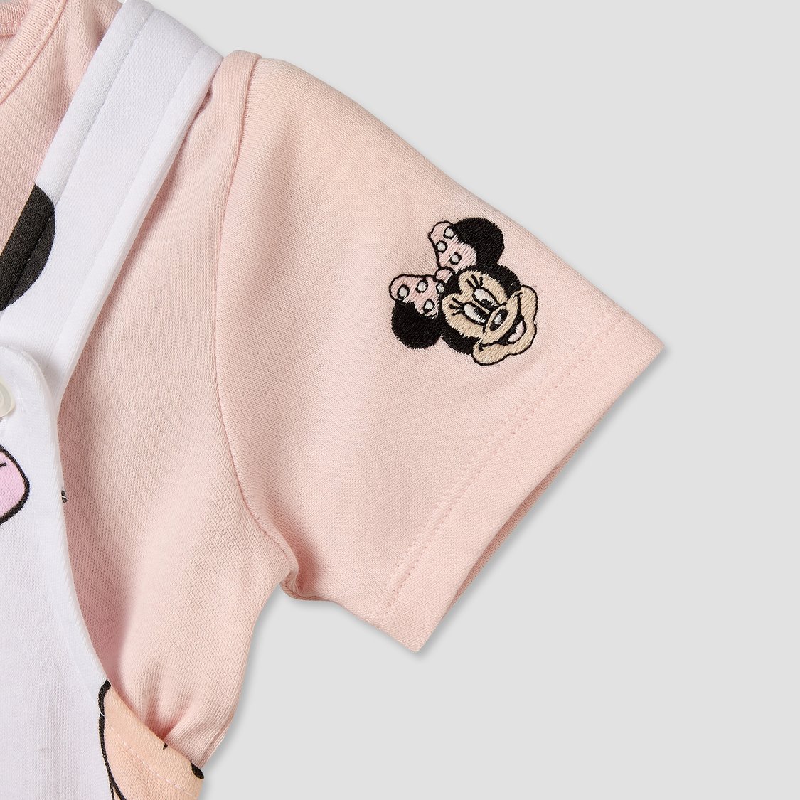 Juniors Minnie Mouse and Daisy Duck Print Dungarees with T-shirt Set