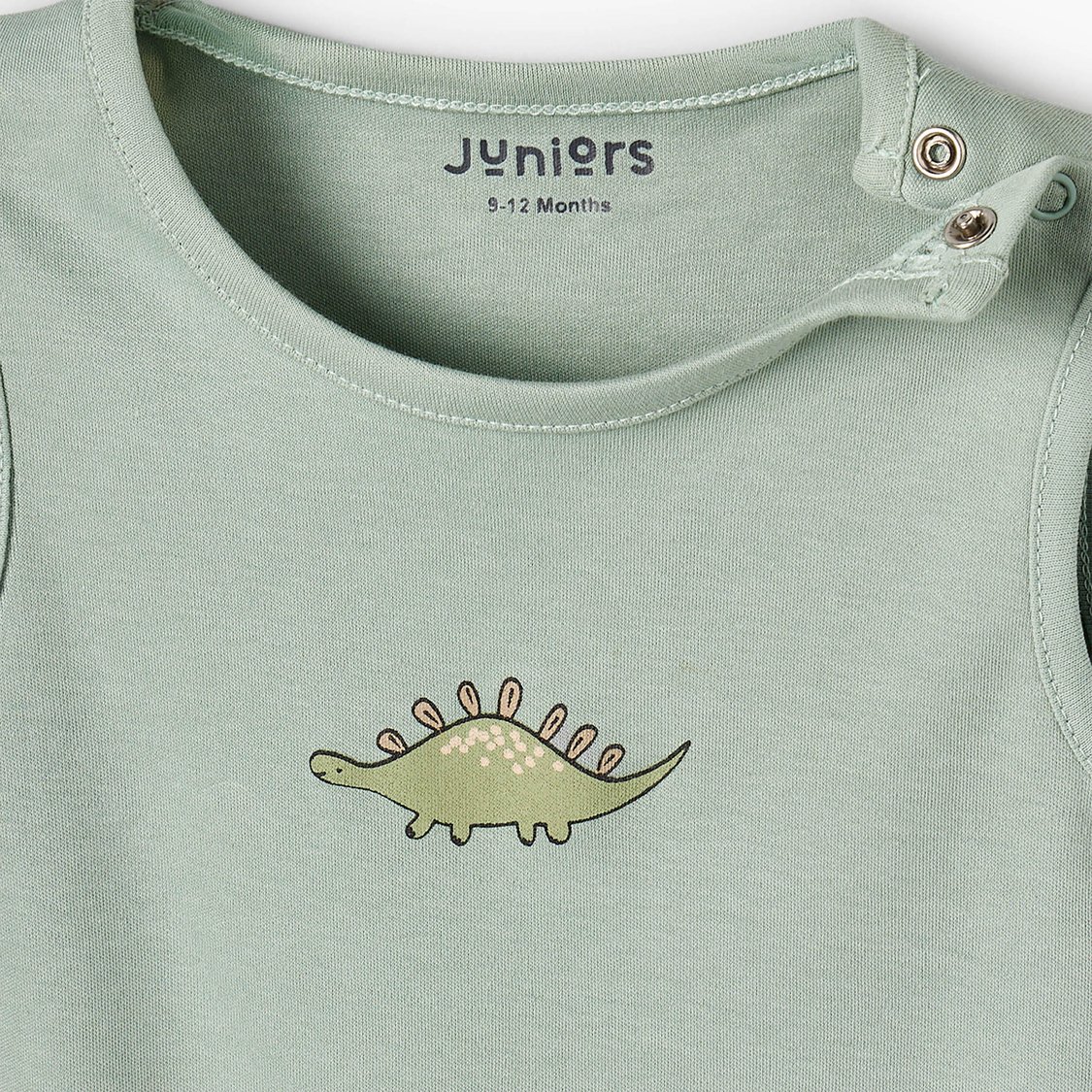 Juniors Dinosaur Print Bodysuit - Pack of 3